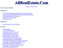 Tablet Screenshot of allrealestate.com